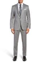 Men's Boss Hutsons/gander Trim Fit Solid Wool & Silk Suit