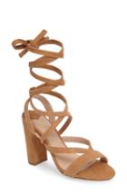 Women's Tony Bianco Kappa Ankle Wrap Sandal M - Beige