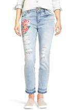 Women's Kut From The Kloth Embroidered Straight Leg Jeans - Blue