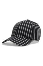 Men's Rag & Bone Stripe Wool & Cotton Baseball Cap -