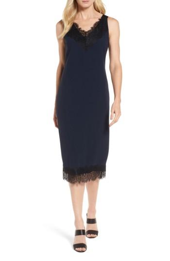 Women's Boss Haminka Lace Trim Shift Dress