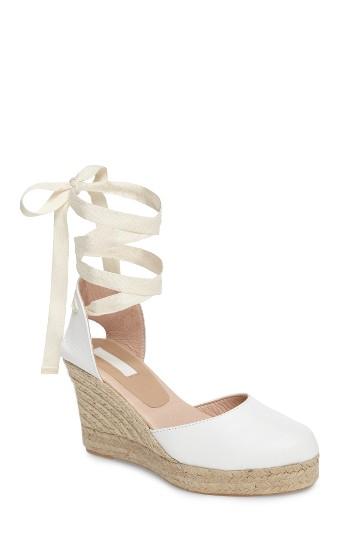 Women's Topshop Warmth Espadrille Wedge .5us / 40eu - White