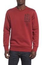 Men's Adidas International Regular Fit Sweatshirt - Burgundy