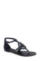 Women's Tory Burch Miller Scarf Sandal M - Blue