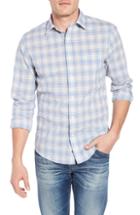 Men's Faherty Ventura Plaid Sport Shirt, Size - Grey