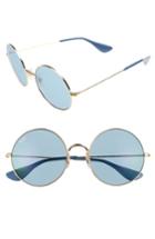 Women's Ray-ban The Ja-jo 55mm Round Sunglasses - Gold