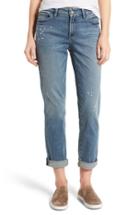 Women's Nydj Jessica Splatter Print Stretch Relaxed Boyfriend Jeans