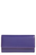 Women's Lodis Audrey- Cami Rfid Leather Clutch Wallet - Blue