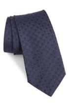 Men's John Varvatos Star Usa Geo Pattern Silk Tie, Size - Blue