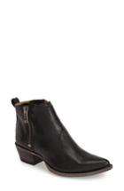 Women's Frye 'sacha' Washed Leather Ankle Boot M - Black