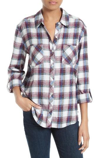 Women's Soft Joie Lilya Plaid Cotton Shirt