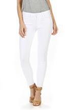 Women's Paige Verdugo Crop Ultra Skinny Jeans - White