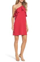 Women's Charles Henry Ruffle One-shoulder Dress