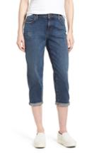 Women's Eileen Fisher Tapered Stretch Organic Cotton Crop Jeans - Blue