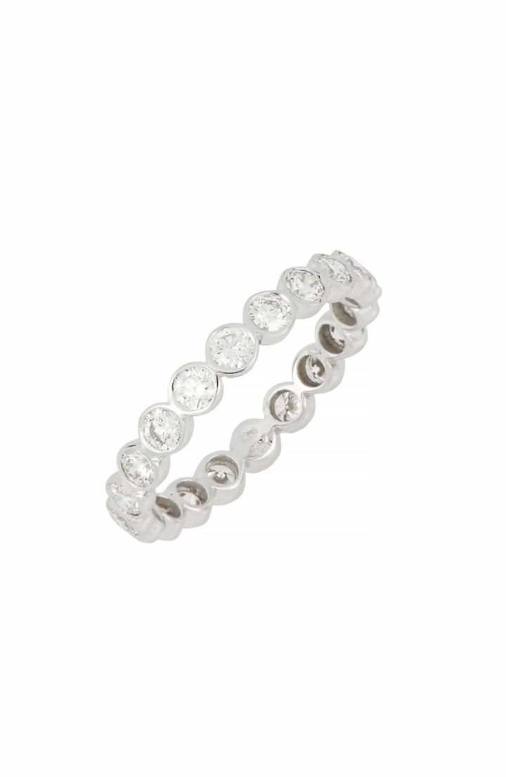 Women's Bony Levy Diamond Bezel Eternity Band Ring (nordstrom Exclusive)