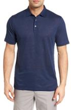 Men's Peter Millar Summertime Linen Polo - Blue