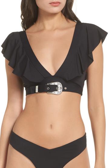 Women's Onia X We Wore What Willa Bikini Top - Black