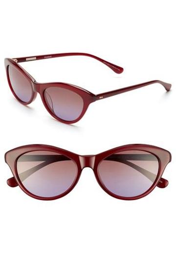 Derek Lam 'tribbie' 54mm Cat Eye Sunglasses Burgundy