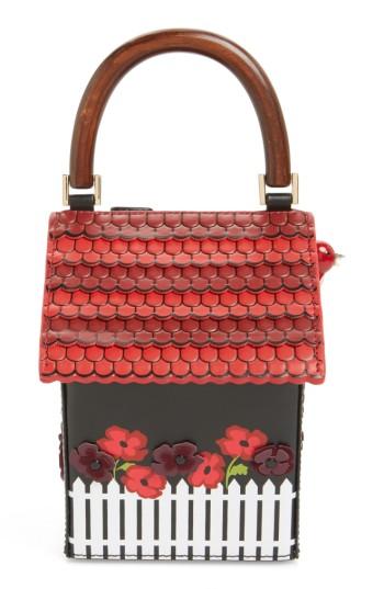 Kate Spade New York Ooh La La Cuckoo Clock Leather Handbag -