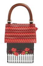 Kate Spade New York Ooh La La Cuckoo Clock Leather Handbag -