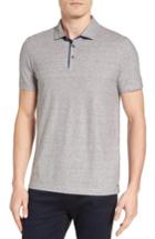 Men's Boss Place 15 Slim Fit Polo, Size - Grey