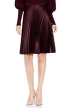 Women's Vince Camuto Lacquered Pleat Skirt - Red