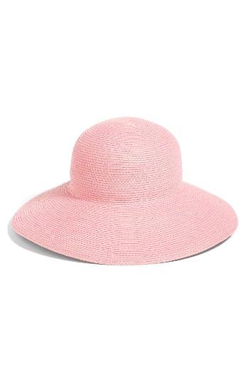 Women's Eric Javits 'hampton' Straw Sun Hat - Pink