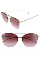 Women's Oliver Peoples Ziane 61mm Rimless Sunglasses - Marsala
