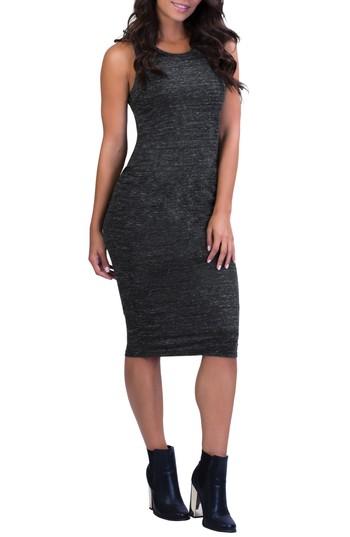 Women's Belly Bandit Perfect Ruched Maternity/nursing Dress - Grey