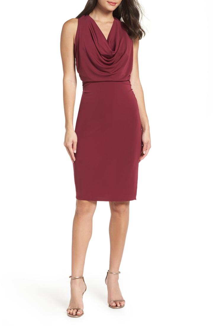 Women's Maria Bianca Nero Elise Cowl Neck Sleeveless Dress