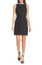 Women's Cooper St Lustre 3d Embroidered Minidress - Black