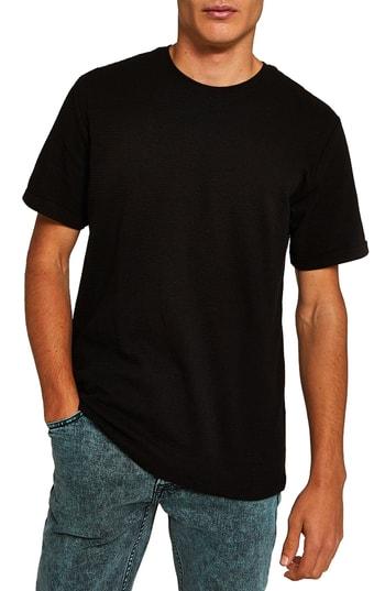 Women's Topman Ottoman Classic Fit T-shirt - Black