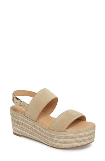 Women's Joie Galicia Platform Espadrille Sandal Us / 35eu - Beige