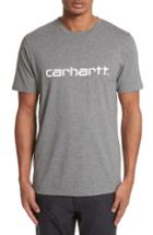 Men's Carhartt Work In Progess Script Logo T-shirt - Grey