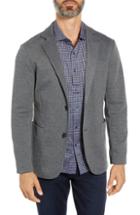 Men's Bugatchi Regular Fit Two-button Blazer, Size - Grey