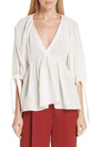Women's 3.1 Phillip Lim Tie Cuff Top