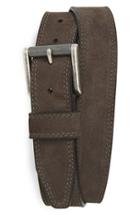 Men's 1901 Suede Belt - Grey