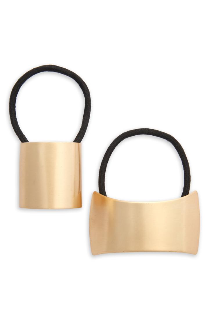 Igou Set Of 2 Cuff Ponytail Holders