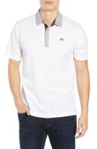 Men's Travis Mathew Kistner Pique Polo - White