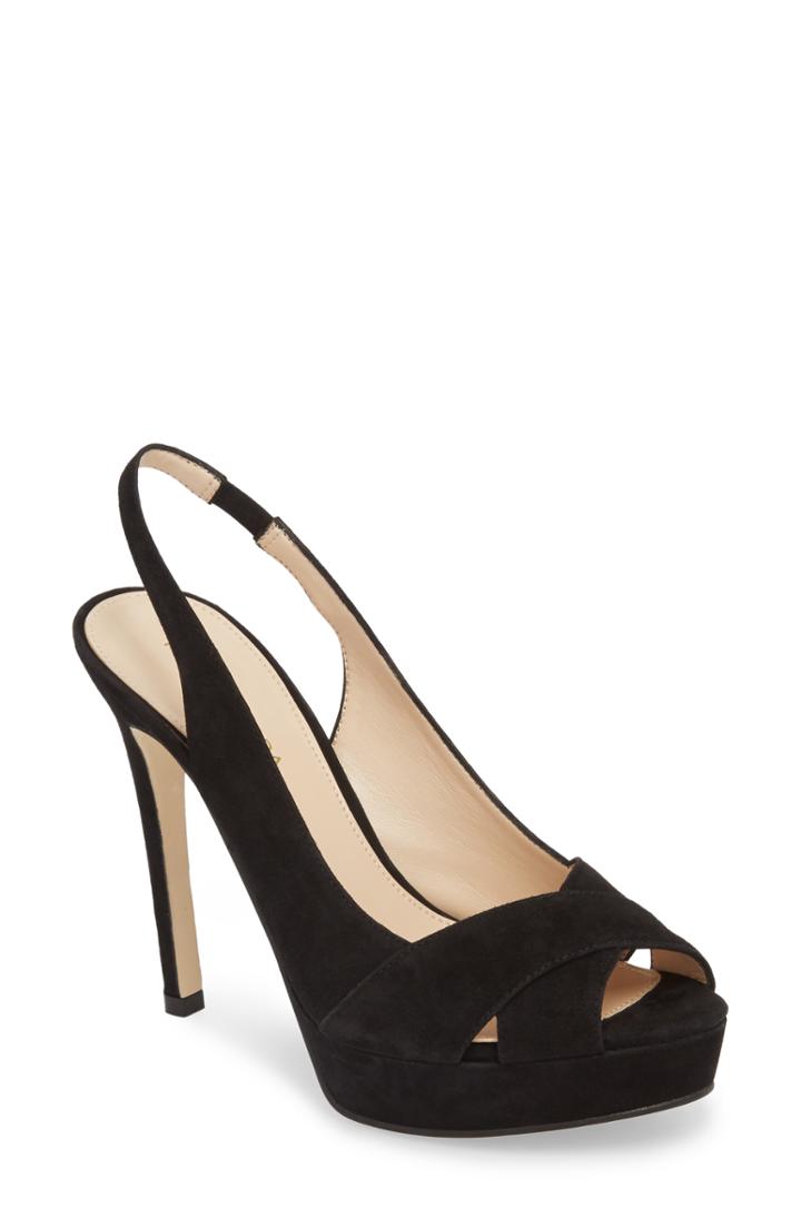 Women's Pelle Moda Ohara Platform Pump .5 M - Black