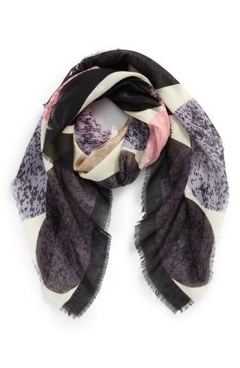 Women's Bp. Abstract Watercolor Square Scarf