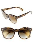 Women's Oliver Peoples Dore 51mm Gradient Sunglasses - Hickory Tortoise