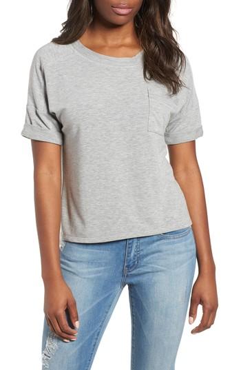 Women's Caslon Off-duty Pocket Tee Shirt - Grey