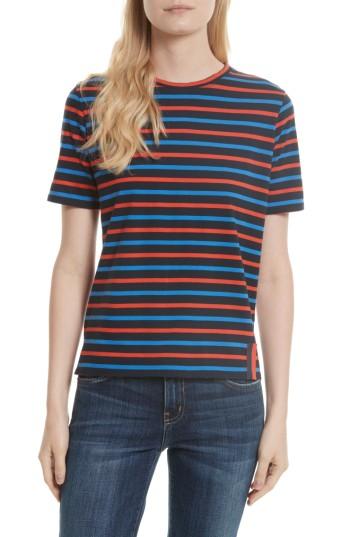 Women's Kule The Modern Stripe Cotton Tee - Blue