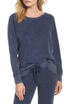 Women's Pj Salvage French Terry Sweatshirt - Blue