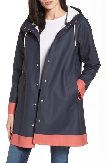 Women's Stutterheim Mosebacke Frame Colorblock Raincoat