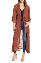 Women's New Friends Colony Wavy Sequin Kimono /small - Pink