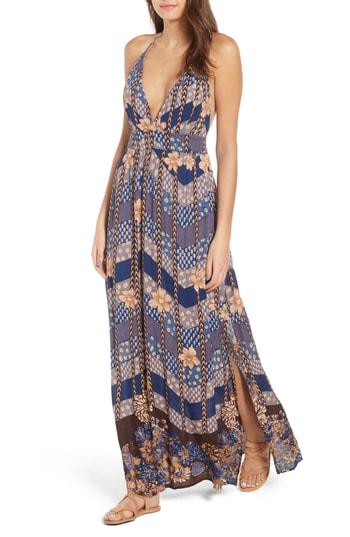 Women's O'neill Annalisa Halter Maxi Dress - Blue