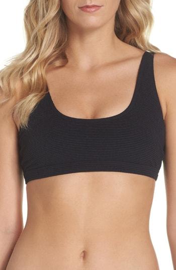 Women's Leith Malibu Bikini Top - Black