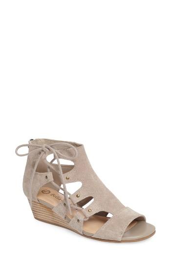 Women's Bella Vita Imani Wedge Sandal N - Grey